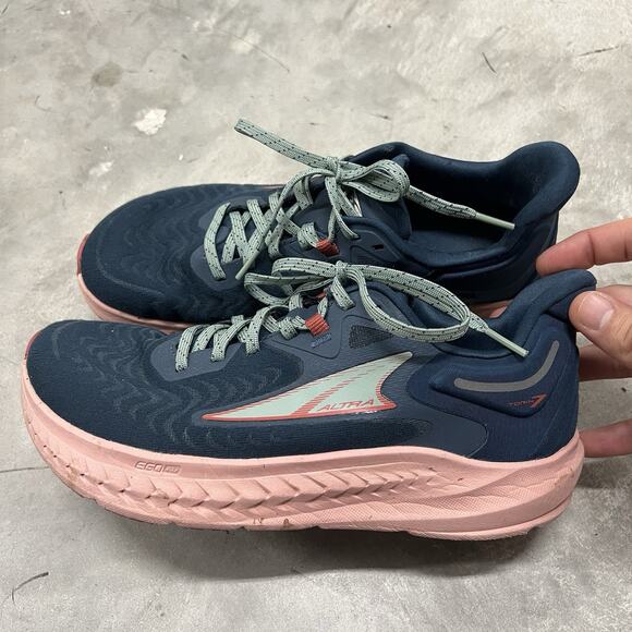Altra Torin 7 Blue Pink Running Shoes Sneakers Lace Up Adult Women's Size 9.5 - Picture 1 of 8